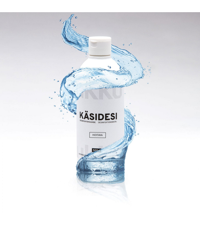 Käsidesi 500ml annoskorkilla