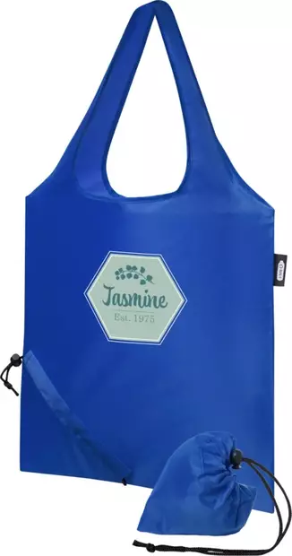 SABIA taitettava RPET-kassi 7L - Kokoontaittuvat kassit painatuksella - 120541 - 2