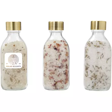 Wellmark Just Relax 3-osainen 200 ml:n kylpysuolalahjasetti - Koti - 12630601 - 2