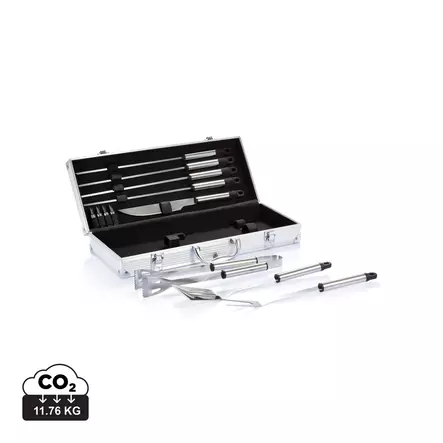 12 kpl BBQ-Setti Alumiinirasiassa - Grillaustarvikkeet - P422.182 - 2