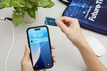 Avaimenperä NFC- Tunnisteella ja Omalla Muodolla - Avaimenperät painatuksella - MK5004 - 2