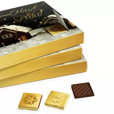 Double Suklaakalenteri Omalla Painatuksella - Suklaakalenterit - ST2004 - 2