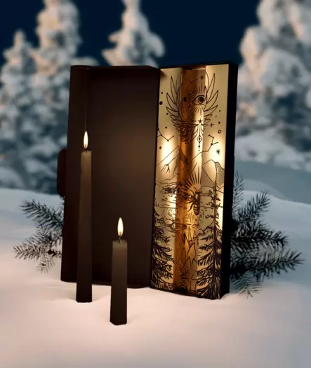 Korpikuusikon Hunaja Mehiläisvaha Kynttilät 2kpl - Muut kodintarvikkeet - kkh0005 - 3