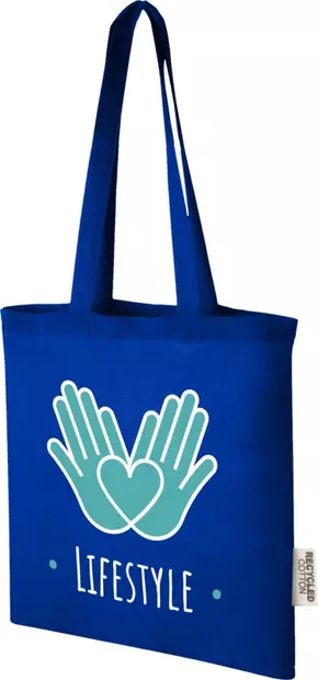 Madras Kierrätyspuuvillakassi 7 L - Puuvillakassit painatuksella - 120695 - 2