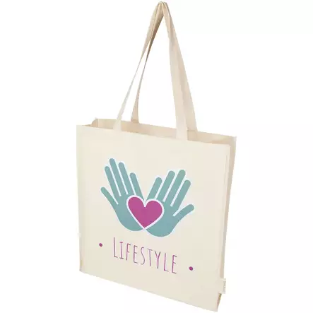 Orissa Puuvillakassi Leveällä Pohjalla - Puuvillakassit painatuksella - 13006106 - 2