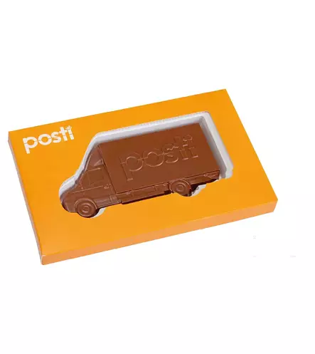 Näyttävä mainossuklaa, jossa logo näkyvä - Suklaat - SL0314van - 1